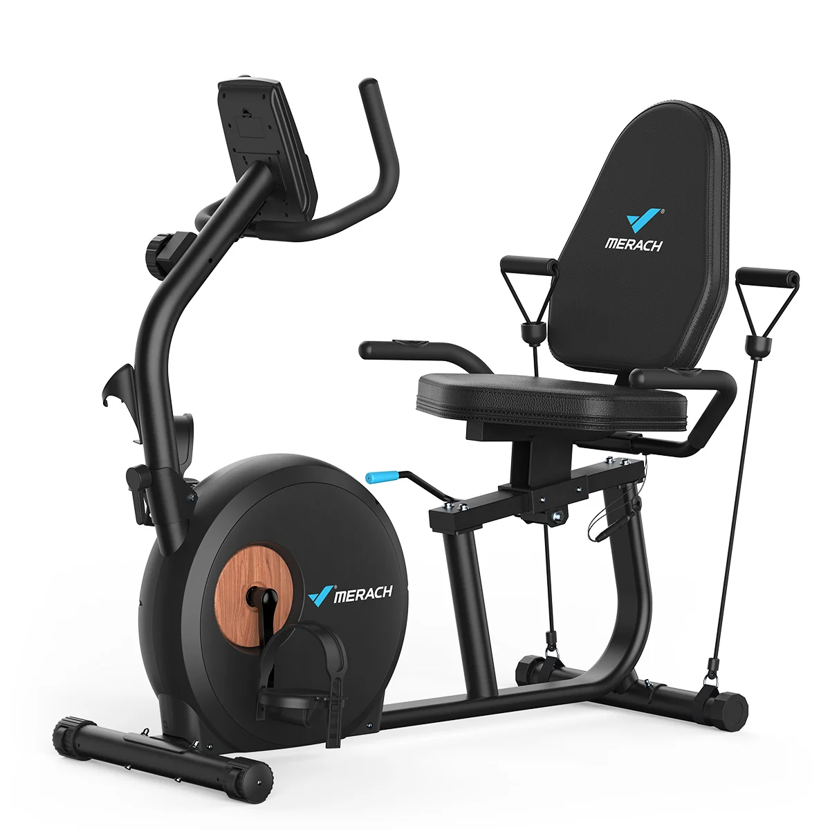S23 Recumbent Bike With Resistance Bands
