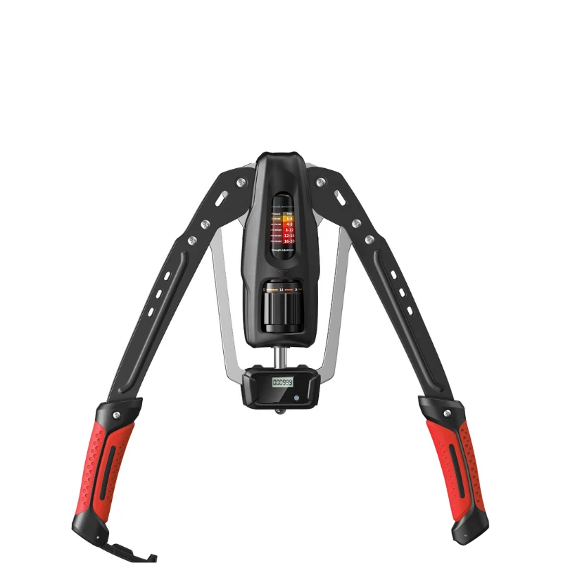 Hydraulic Arm Exerciser with Counter & Adjustable 22–440 lbs