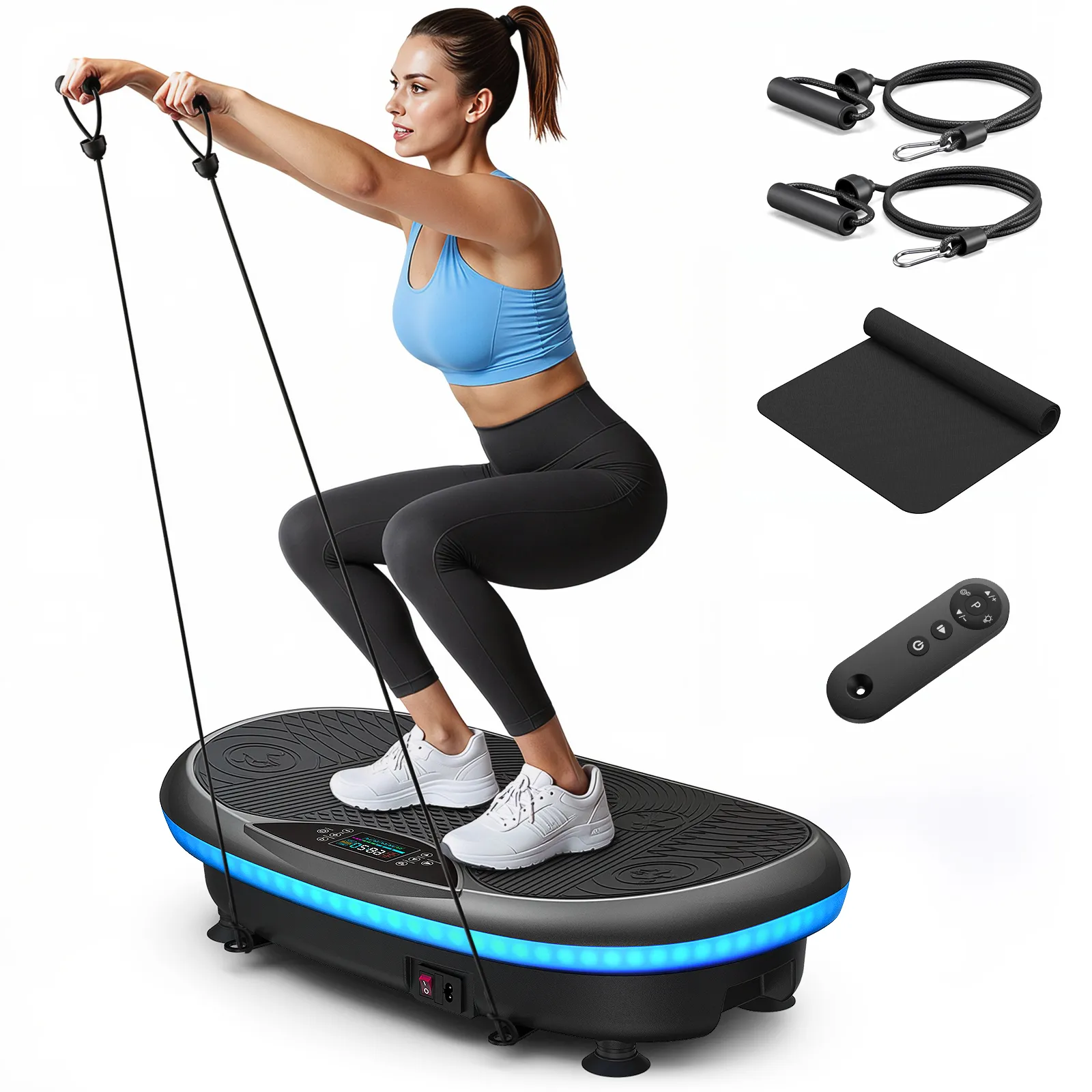 CV55 Curved 4D Low-Impact Vibration Plate for Recovery